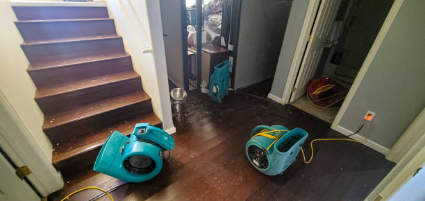 Water damage restoration process in Parker, TX